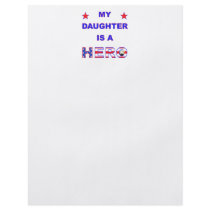 My Daughter Is A Hero Custom Flyer