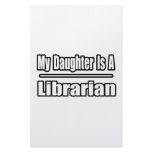 My Daughter Is A Librarian Stationery Paper