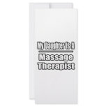 My Daughter Is A Massage Therapist Personalized Rack Card