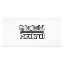 My Daughter Is A Paralegal Personalized Photo Card
