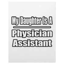 My Daughter Is A Physician Assistant Letterhead Design
