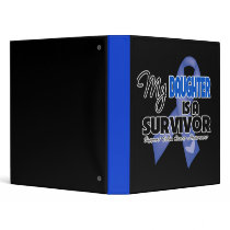 My Daughter  is a Survivor - Colon Cancer 3 Ring Binder