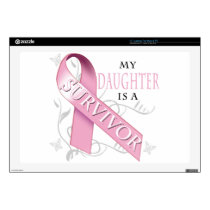 My Daughter is a Survivor.png 17" Laptop Skins