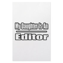 My Daughter Is An Editor Stationery