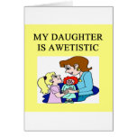 my daughter is autistic card