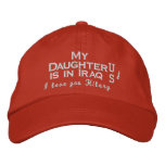 My Daughter is in Iraq (Customizable) embroidered hats