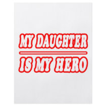 My Daughter Is My Hero Personalized Flyer