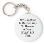 My Daughter Is On Her Way To Become A Great HVAC R Keychains