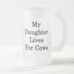 My Daughter Lives For Cows Coffee Mug
