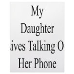 My Daughter Lives Talking On Her Phone Letterhead Template