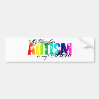 autism daughter bumper sticker hero stickers gifts aspergers car gift zazzle shirts posters other