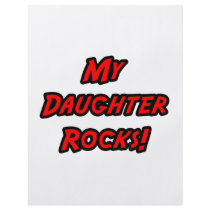 My Daughter Rocks flyers by Daughter_Shirts My Daughter Rocks flyers