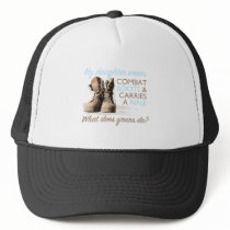 My Daughter Wears Combat Boots Mesh Hat