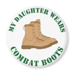My Daughter Wears Combat Boots - Magnet