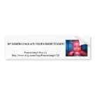 standard_bumpersticker - Crowley the demon baby, from HeavenLeigh Horrors