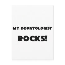 MY Deontologist ROCKS! postcards by professions MY Deontologist ROCKS! postcards