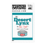 My Desert Lynx is All That! Funny Kitty Stamps