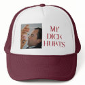 My Dick Hurts hats by nagasaki_fats My Dick Hurts hats
