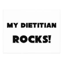 MY Dietitian ROCKS! Postcards