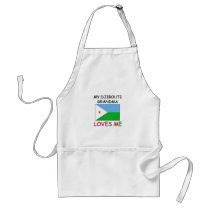 My Djibouti Grandma Loves Me aprons by flagshirt My Djibouti Grandma Loves Me aprons