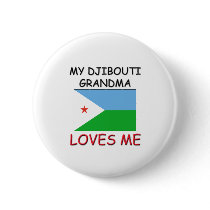 My Djibouti Grandma Loves Me buttons by flagshirt My Djibouti Grandma Loves Me buttons