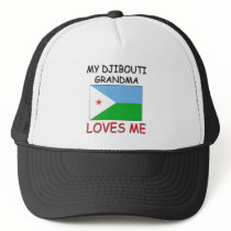 My Djibouti Grandma Loves Me hats by flagshirt My Djibouti Grandma Loves Me hats