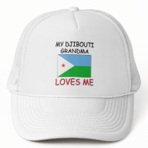 My Djibouti Grandma Loves Me hats by flagshirt My Djibouti Grandma Loves Me hats