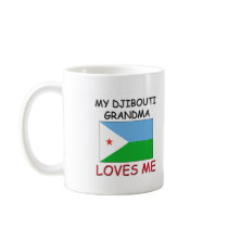 My Djibouti Grandma Loves Me mugs by flagshirt My Djibouti Grandma Loves Me mugs