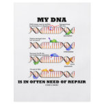 My DNA Is In Often Need Of Repair (DNA Humor) flyers