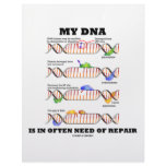 My DNA Is In Often Need Of Repair (DNA Humor) Custom Letterhead