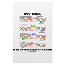 My DNA Is In Often Need Of Repair (DNA Humor) stationery