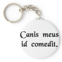 My dog ate it. keychains