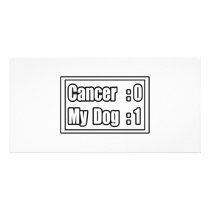 My Dog Beat Cancer (Scoreboard) Photo Greeting Card