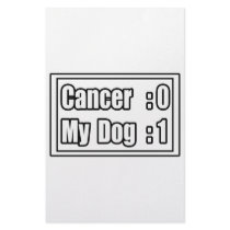 My Dog Beat Cancer (Scoreboard) stationery