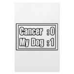 My Dog Beat Cancer (Scoreboard) Personalized Stationery