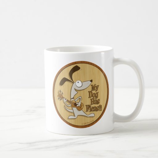 My Dog Has Fleas/Heart Uke Mug