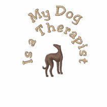 My Dog is a Therapist embroidered shirts by cowboyannie My Dog is a Therapist embroidered shirts