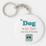 My Dog is All That! Keychains