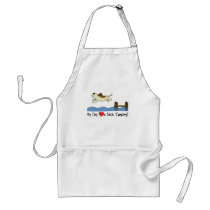 My Dog Loves Dock Jumping Apron
