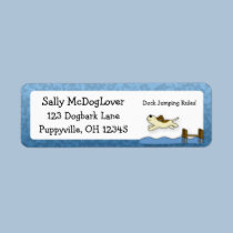 My Dog Loves Dock Jumping labels