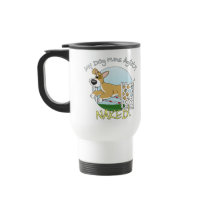 My Dog Runs Agility Naked Travel Mug