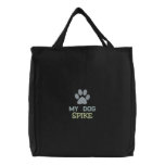 "My Dog SPIKE" - Personalized Custom Dog Name embroidered bags