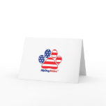 My Dog Votes USA Greeting Card