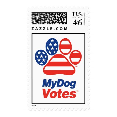 My Dog Votes USA Stamp by MyDogVotes