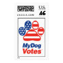 My Dog Votes USA Stamp