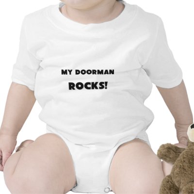 MY Doorman ROCKS! Tee Shirt by professions