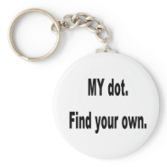 MY dot. Find your own! Corps marching band Key Chains
