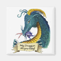 My Dragon Ate your Fairy! Refrigerator Magnets