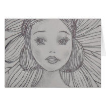 My drawing of snow white doll cards