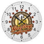 My Drinking Team has a Golfing Problem Wall Clocks